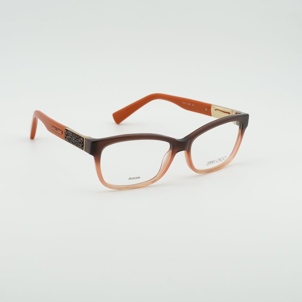 Jimmy Choo JC110 0EZS 00 Women’s Eyeglasses Brown 53mm Rectangle Frame